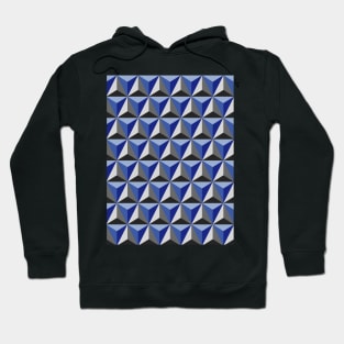 Geometric Triangles Pattern Hoodie